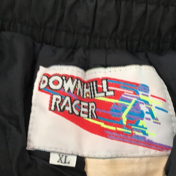 🏂SNOW PANTS BY DOWNHILL RACER BLACK SZ XL EXCELLENT CONDITION! - Picture 6 of 6